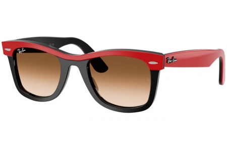 Gafas de Sol - Ray-Ban® - Ray-Ban® RB2240  WAYFARER - 955/51 RED ON BLACK // BROWN GRADIENT