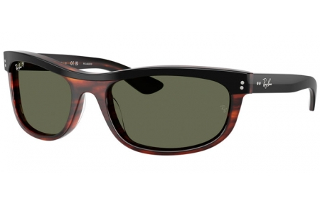Gafas de Sol - Ray-Ban® - Ray-Ban® RB2489 BALORAMA - 144058  BLACK ON HAVANA // GREEN POLARIZED