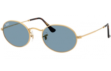 Gafas de Sol - Ray-Ban® - Ray-Ban® RB3547 OVAL - 001/56  GOLD // BLUE