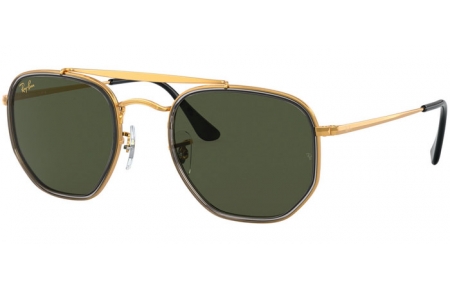 Lunettes de soleil - Ray-Ban® - Ray-Ban® RB3648M MARSHAL II - 923931 LEGEND GOLD // GREEN