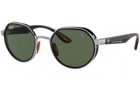 Lunettes de soleil - Ray-Ban® - Ray-Ban® RB3703M - F00771 SILVER // DARK GREEN