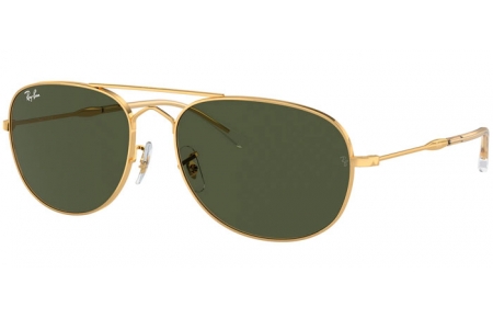 Lunettes de soleil - Ray-Ban® - Ray-Ban® RB3735 BAIN BRIDGE - 001/31  GOLD // GREEN