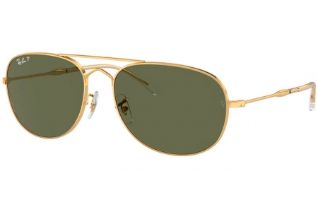 Sunglasses - Ray-Ban® - Ray-Ban® RB3735 BAIN BRIDGE - 001/58 GOLD // GREEN POLARIZED