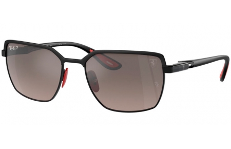 Lunettes de soleil - Ray-Ban® - Ray-Ban® RB3743M - F1035J  BLACK ON BLACK // GREY GRADIENT MIRROR POLARIZED