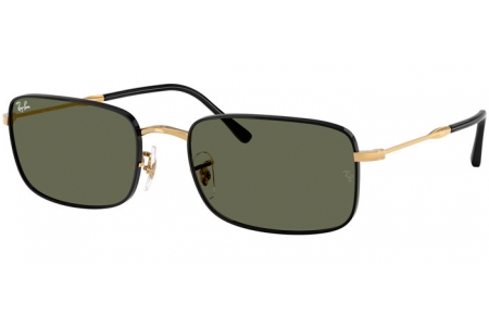 Sunglasses - Ray-Ban® - Ray-Ban® RB3746 - 927158  BLACK ON ARISTA // G-15 GREEN POLARIZED
