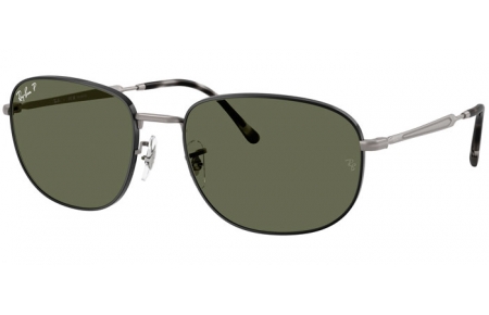 Gafas de Sol - Ray-Ban® - Ray-Ban® RB3754 - 927458  MATTE BLACK ON MATTE GUNMETAL // GREEN POLARIZED