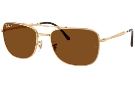 Gafas de Sol - Ray-Ban® - Ray-Ban® RB3755 - 001/57 GOLD // BROWN POLARIZED