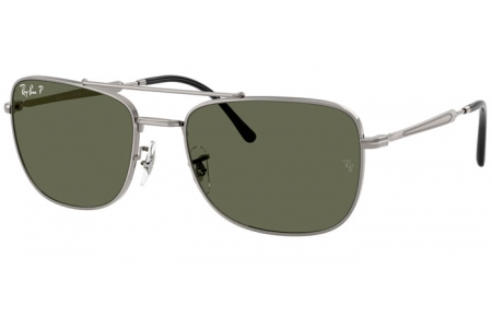 Gafas de Sol - Ray-Ban® - Ray-Ban® RB3755 - 004/58 GUNMETAL // GREEN POLARIZED