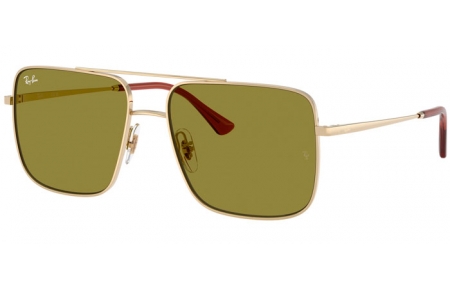 Gafas de Sol - Ray-Ban® - Ray-Ban® RB3758 ARI - 9213/2 PALE GOLD // GREEN
