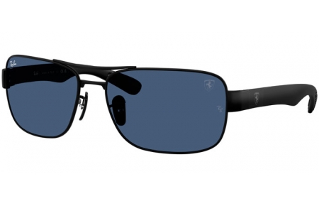 Gafas de Sol - Ray-Ban® - Ray-Ban® RB3763M - F11980  MATTE BLACK // DARK BLUE
