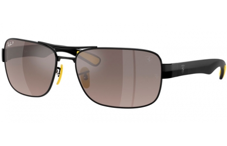 Lunettes de soleil - Ray-Ban® - Ray-Ban® RB3763M - F1205J  BLACK // GREY GRADIENT MIRROR GREY POLARIZED
