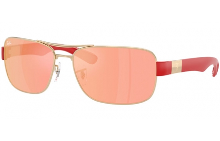 Gafas de Sol - Ray-Ban® - Ray-Ban® RB3763M - F1216Q  PALE GOLD // YELLOW RED MIRROR BROWN