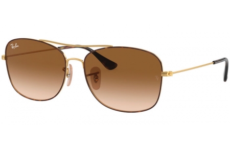 Lunettes de soleil - Ray-Ban® - Ray-Ban® RB3799 - 912751 HAVANA ON GOLD // BROWN GRADIENT