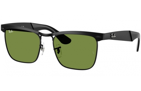 Gafas de Sol - Ray-Ban® - Ray-Ban® RB3875 WAYFARER DELUXE - 006/4E  MATTE BLACK // GREEN