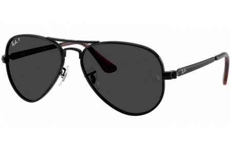Gafas de Sol - Ray-Ban® - Ray-Ban® RB3925 AVIATOR MAX - 002/48 BLACK // BLACK POLARIZED