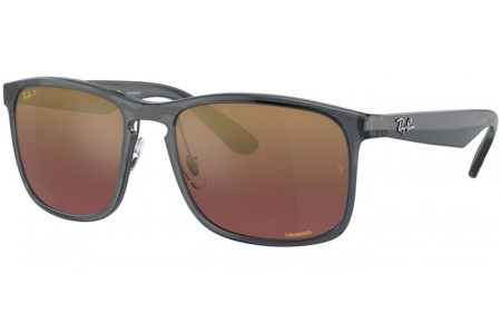 Sunglasses - Ray-Ban® - Ray-Ban® RB4264 - 876/6B GREY // VIOLET GRADIENT GOLD MIRROR ANTIREFLECTION POLARIZED