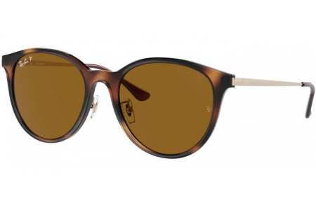 Sunglasses - Ray-Ban® - Ray-Ban® RB4334D - 710/83 LIGHT HAVANA // BROWN POLARIZED