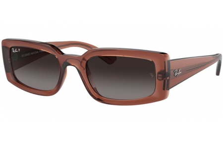 Sunglasses - Ray-Ban® - Ray-Ban® RB4395 KILIANE - 6678T3  TRANSPARENT BROWN //  GREY GRADIENT POLARIZED