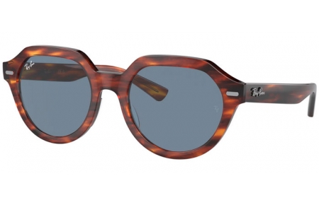 Gafas de Sol - Ray-Ban® - Ray-Ban® RB4399 GINA - 954/62  STRIPED HAVANA // BLUE