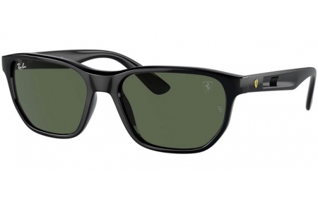 Sunglasses - Ray-Ban® - Ray-Ban® RB4404M - F68371  BLACK // DARK GREEN