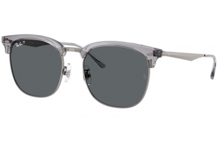 Sunglasses - Ray-Ban® - Ray-Ban® RB4418D - 679281  TRANSPARENT GREY ON GUNMETAL // DARK GREY POLARIZED