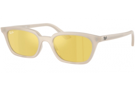 Gafas de Sol - Ray-Ban® - Ray-Ban® RB4456 ZAYA - 68086D  CLOUDY WARM WHITE // YELLOW MIRROR FLASH GOLD