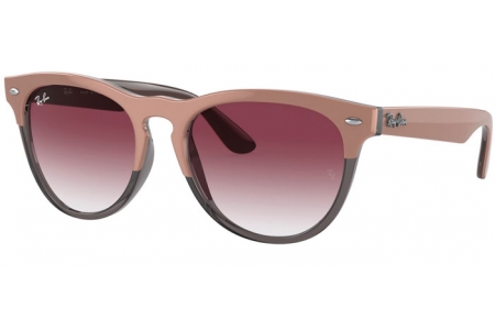 Sunglasses - Ray-Ban® - Ray-Ban® RB4471 IRIS - 66338H BEIGE ON TRANSPARENT GREY // VIOLET GRADIENT