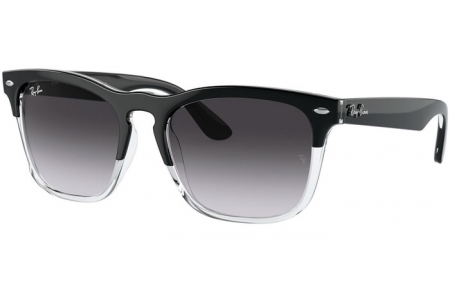 Sunglasses - Ray-Ban® - Ray-Ban® RB4487 STEVE - 66308G BLACK ON TRANSPARENT // GREY GRADIENT