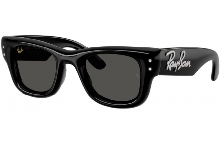 Gafas de Sol - Ray-Ban® - Ray-Ban® RB4940B WAYFARER PUFFER - 686487  BLACK AND STRASS // DARK GREY