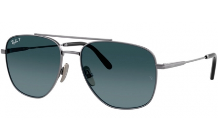 Lunettes de soleil - Ray-Ban® - Ray-Ban® RB8097 - 165/S3 GUNMETAL // BLUE GRADIENT POLARIZED