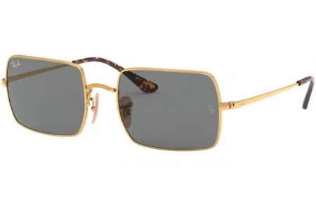 Sunglasses - Ray-Ban® - Ray-Ban® RB1969 RECTANGLE - 9150B1 GOLD // DARK GREY