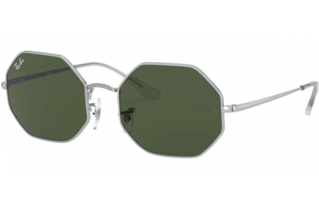 Lunettes de soleil - Ray-Ban® - Ray-Ban® RB1972 OCTAGON - 914931 SILVER // GREEN