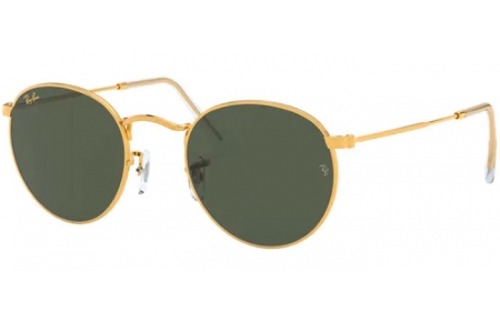 Gafas de Sol - Ray-Ban® - Ray-Ban® RB3447 ROUND METAL - 919631 LEGEND GOLD // GREEN