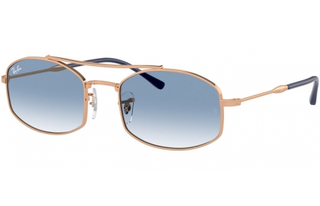 Lunettes de soleil - Ray-Ban® - Ray-Ban® RB3719 - 92623F ROSE GOLD // GRADIENT BLUE