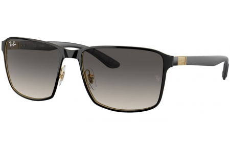 Lunettes de soleil - Ray-Ban® - Ray-Ban® RB3721 - 187/11  BLACK ON ARISTA // GREY GRADIENT