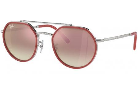 Lunettes de soleil - Ray-Ban® - Ray-Ban® RB3765 - 003/7O  RED SILVER // BROWN GRADIENT BROWN MIRROR PINK
