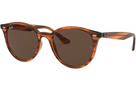 Sunglasses - Ray-Ban® - Ray-Ban® RB4305 - 820/73 STRIPPED RED HAVANA // DARK BROWN