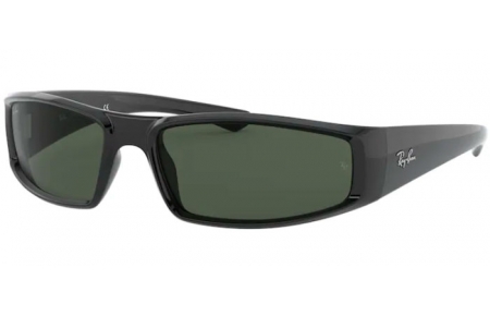 Lunettes de soleil - Ray-Ban® - Ray-Ban® RB4335 - 601/71 BLACK // GREEN