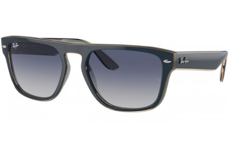 Lunettes de soleil - Ray-Ban® - Ray-Ban® RB4407 - 67304L BLUE GREY TRANSPARENT LIGHT BROWN // GREY GRADIENT BLUE