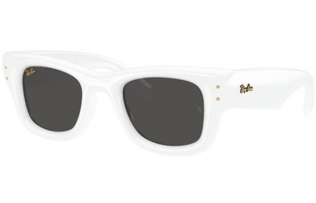 Gafas de Sol - Ray-Ban® - Ray-Ban® RB4940 WAYFARER PUFFER - 671/87 WHITE // DARK GREY