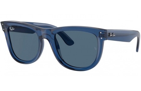 Gafas de Sol - Ray-Ban® - Ray-Ban® RBR0502S WAYFARER REVERSE - 67083A  TRANSPARENT NAVY BLUE // BLUE