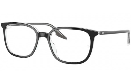 Frames - Ray-Ban® - RX5406 - 2034 BLACK ON TRANSPARENT