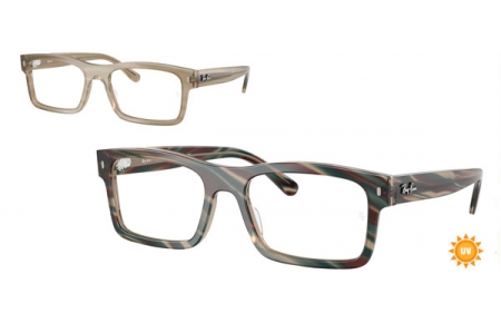 Monturas - Ray-Ban® - RX5435  - 8381  PHOTOCHROMATIC STRIPED GREY