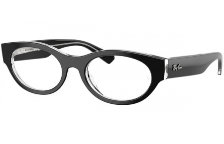 Monturas - Ray-Ban® - RX5447 - 2034  BLACK ON TRANSPARENT