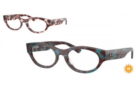 Monturas - Ray-Ban® - RX5447 - 8458  PHOTOCROMIC HAVANA BLUE