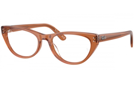 Monturas - Ray-Ban® - RX5449D - 8201  TRANSPARENT BROWN