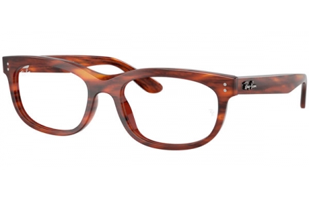 Lunettes de vue - Ray-Ban® - RX5489 BALORETTE - 2144  STRIPED HAVANA
