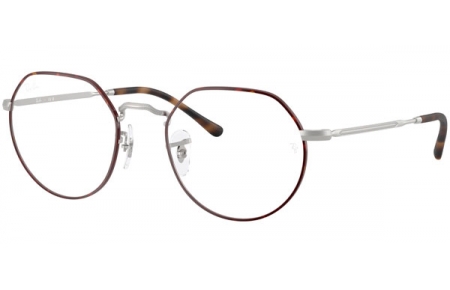 Monturas - Ray-Ban® - RX6465 JACK - 3194 MATTE HAVANA ON MATTE SILVER