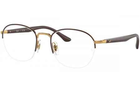 Lunettes de vue - Ray-Ban® - RX6487 - 2905 BROWN ON GOLD