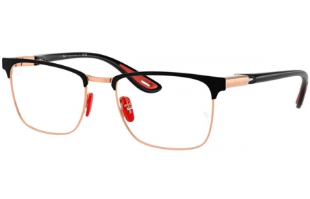 Monturas - Ray-Ban® - RX6621M - F132  MATTE BLACK ON ROSE GOLD